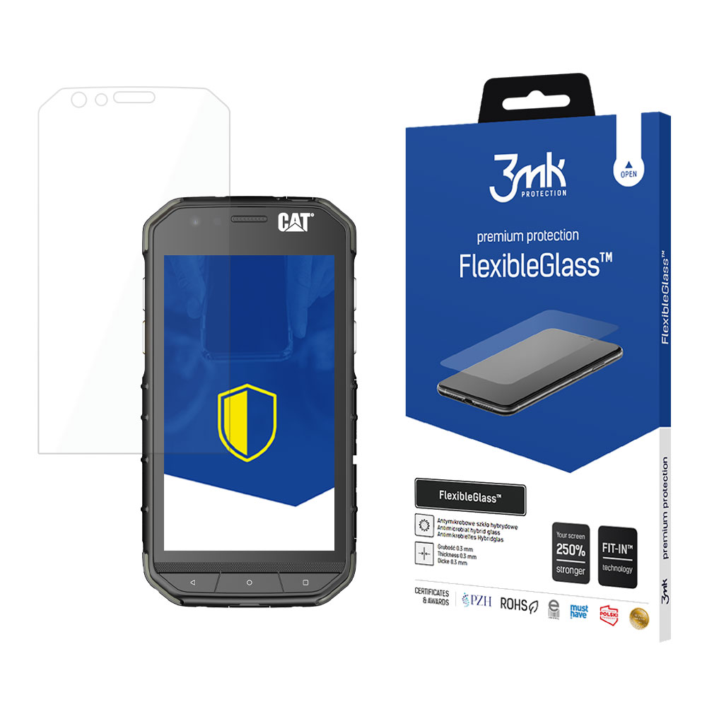 3mk FlexibleGlass – tālruņa ekrāna aizsargs modelim CAT S31
