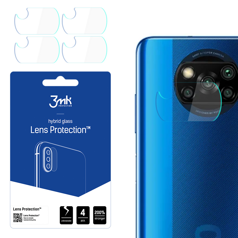 3mk Lens Protection – kameras objektīva aizsargs modelim Xiaomi POCO X3