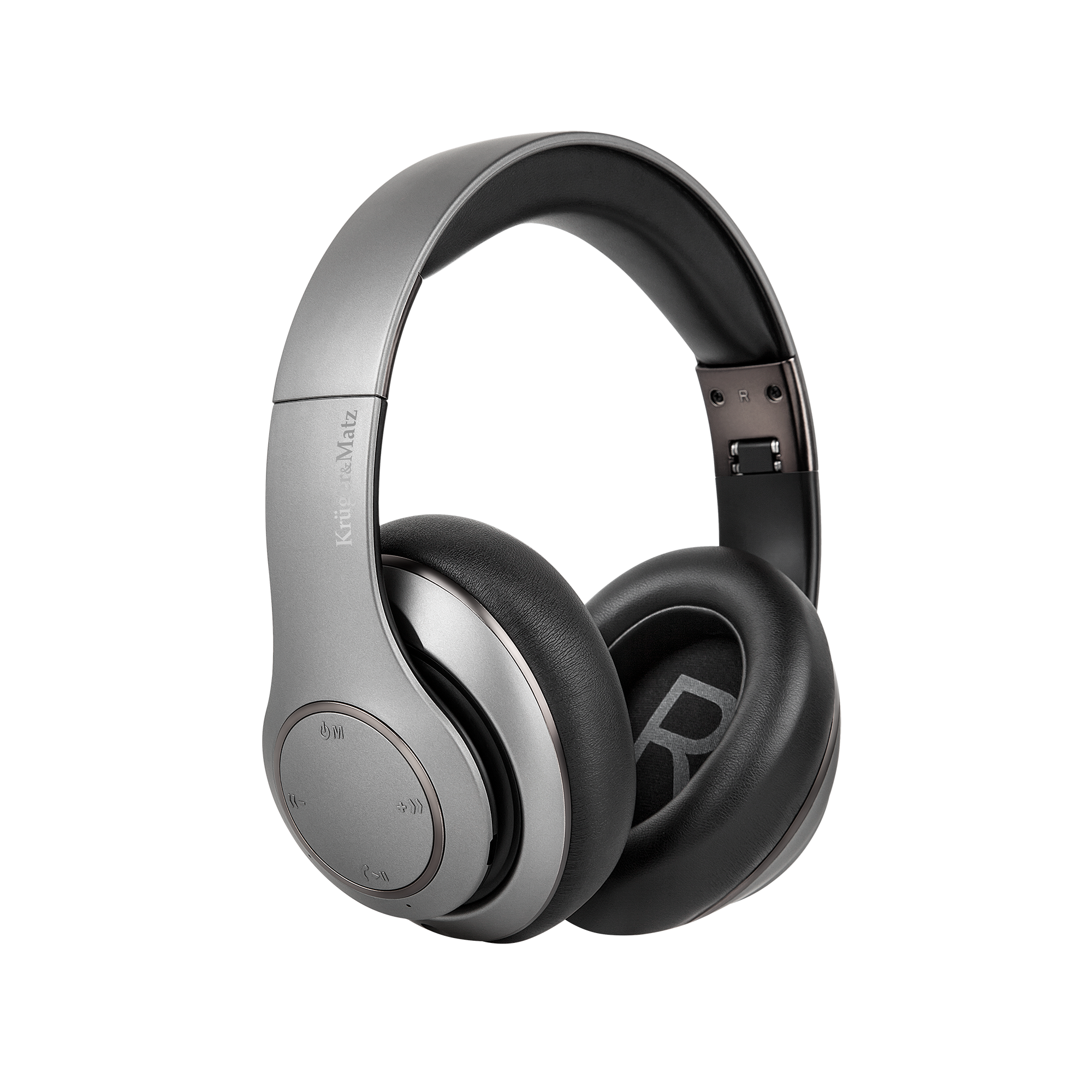 Kruger&Matz Street 3 Wireless bezvadu virsauss austiņas, grafīta krāsā