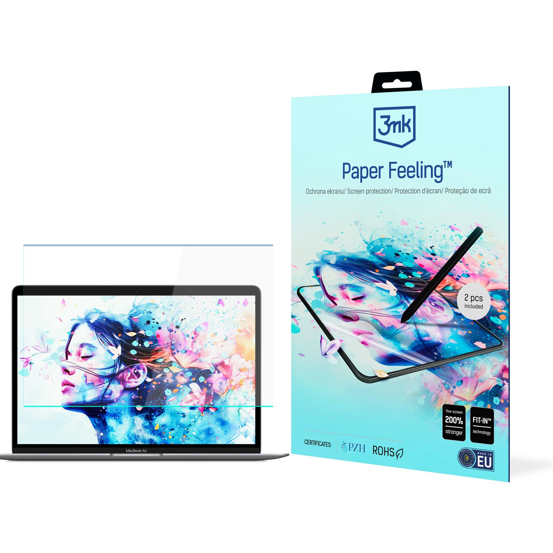 3mk Paper Feeling (līdz 15") – datora ekrāna aizsargs modelim Apple MacBook Air 13''