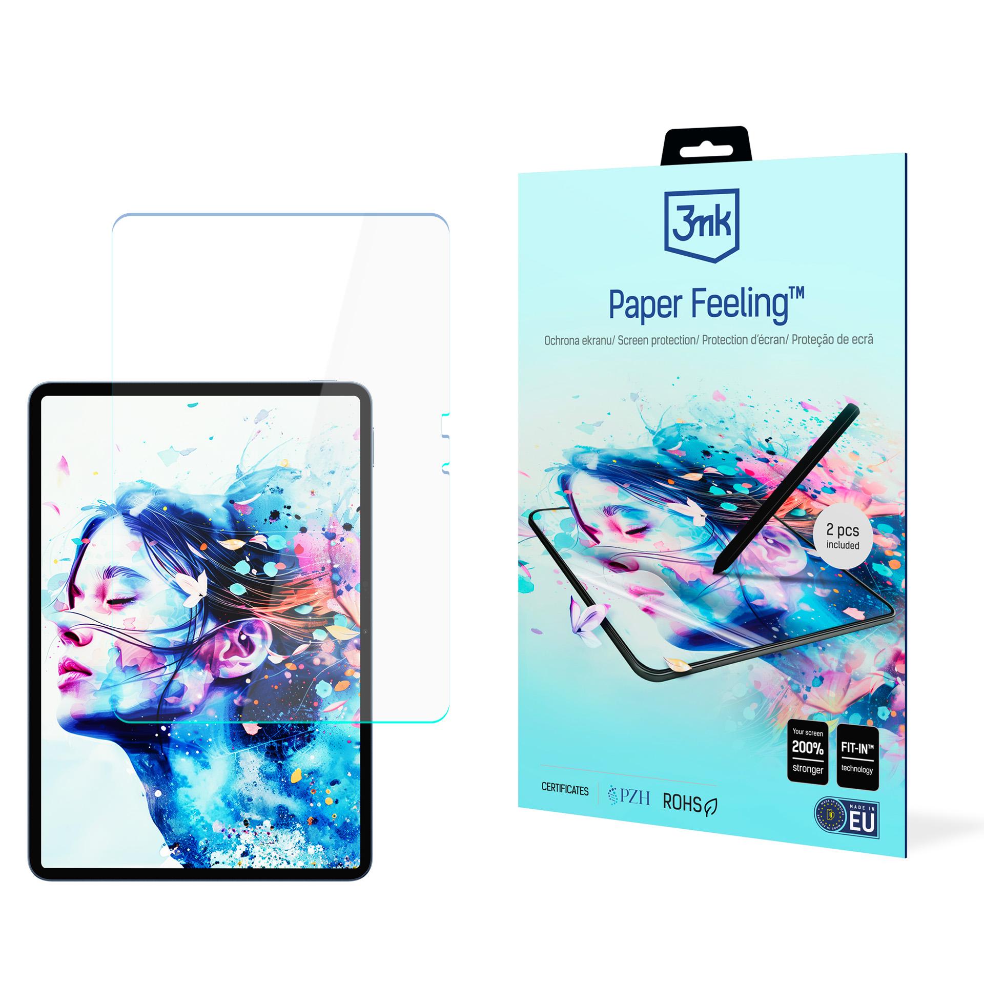 3mk Paper Feeling (līdz 13") – planšetdatora ekrāna aizsargs modelim Xiaomi Pad 8/ Pad 8 Pro