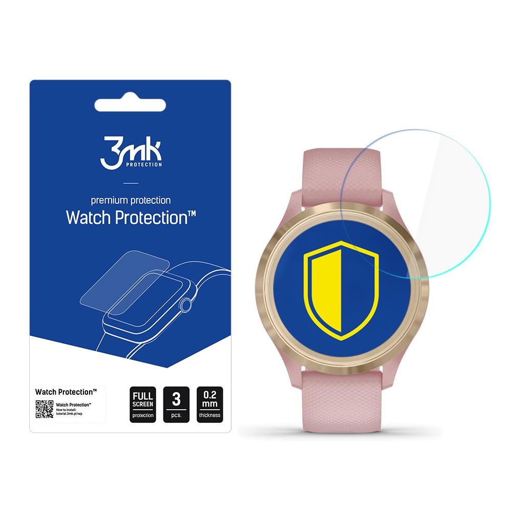 3mk Watch Protection FlexibleGlass – viedpulksteņa ekrāna aizsargs modelim Garmin Vivomove 3s