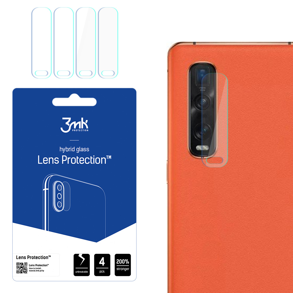 3mk Lens Protection – kameras objektīva aizsargs modelim Oppo Find X2 Pro