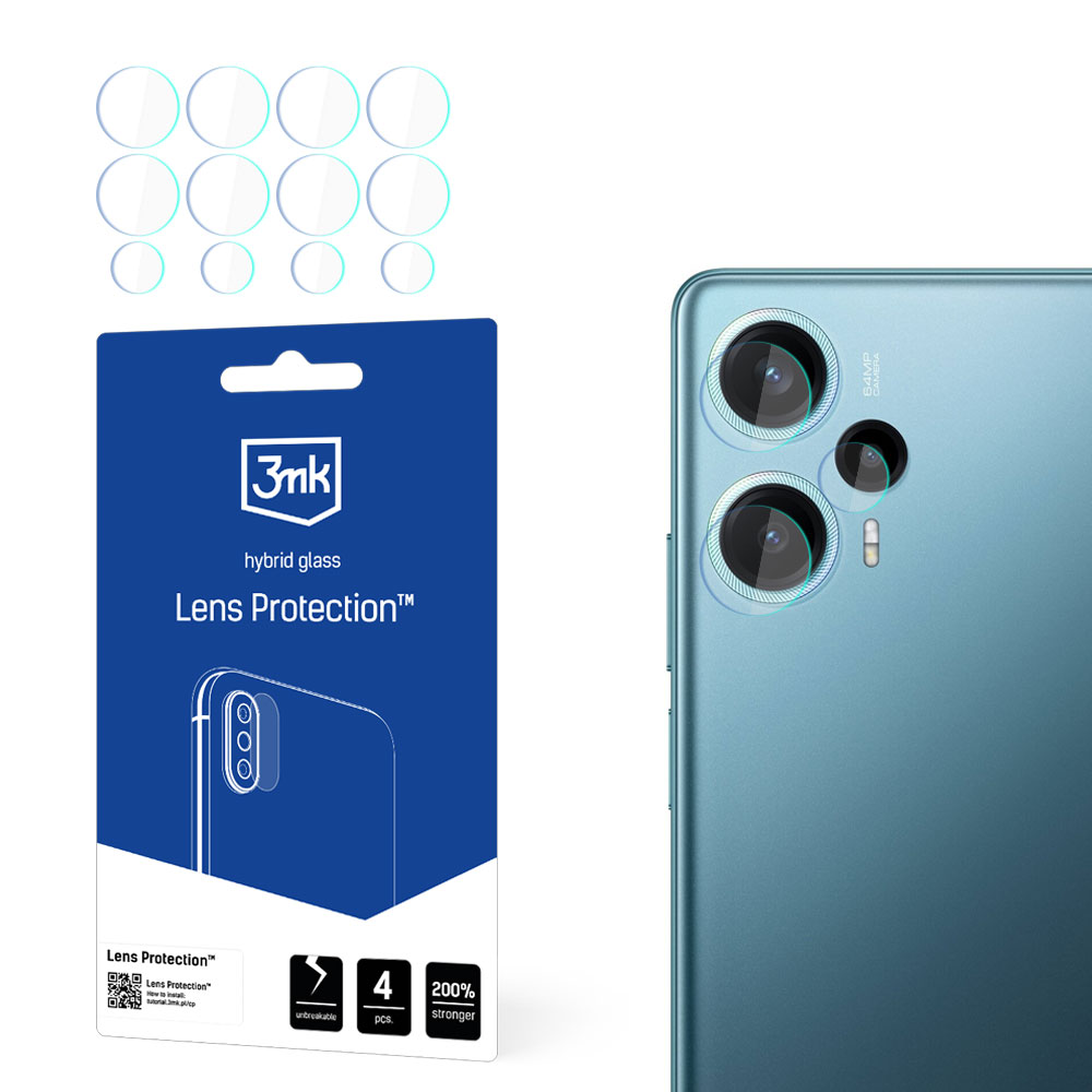 3mk Lens Protection – kameras objektīva aizsargs modelim Poco F5
