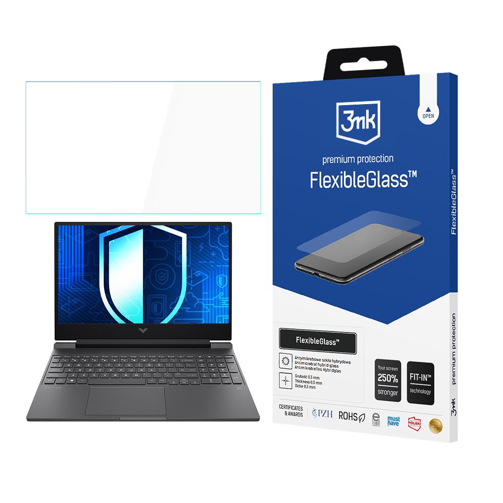 3mk FlexibleGlass (līdz 17") – datora ekrāna aizsargs modelim HP Victus 15