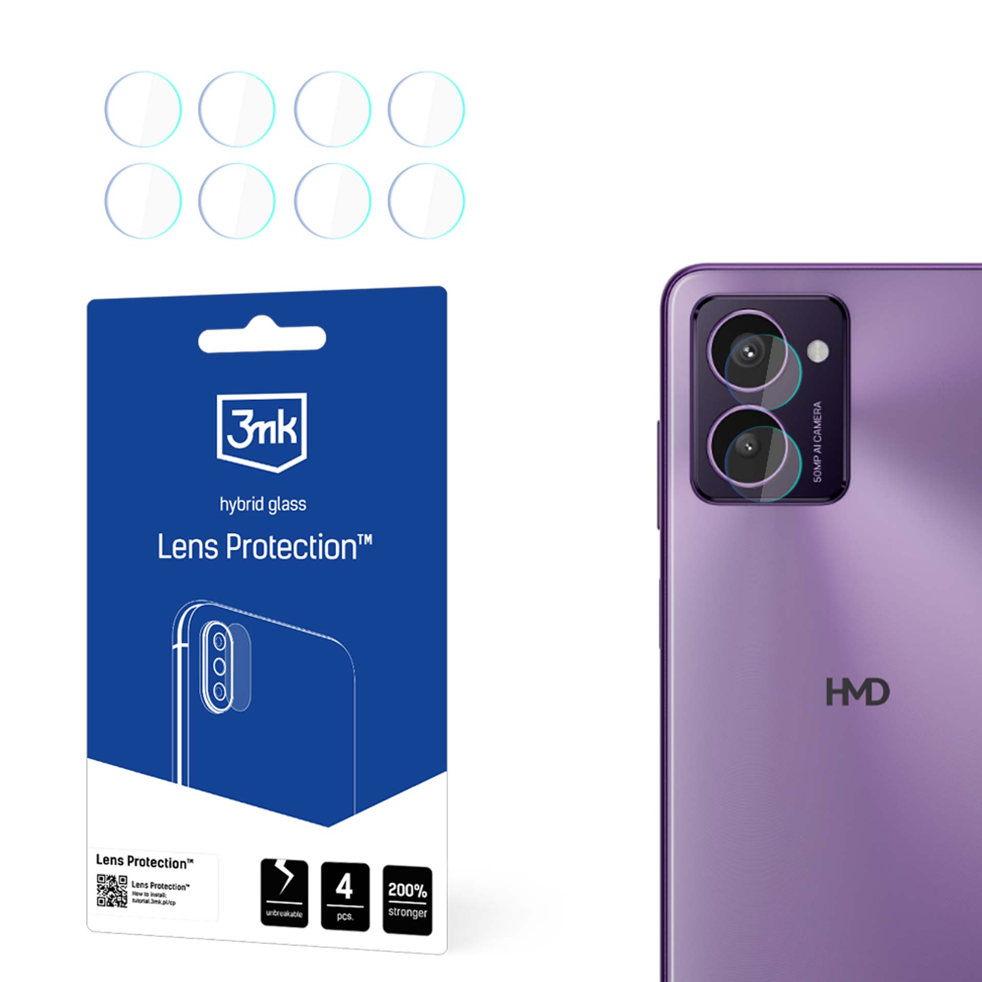 3mk Lens Protection – kameras objektīva aizsargs modelim HMD Pulse Pro