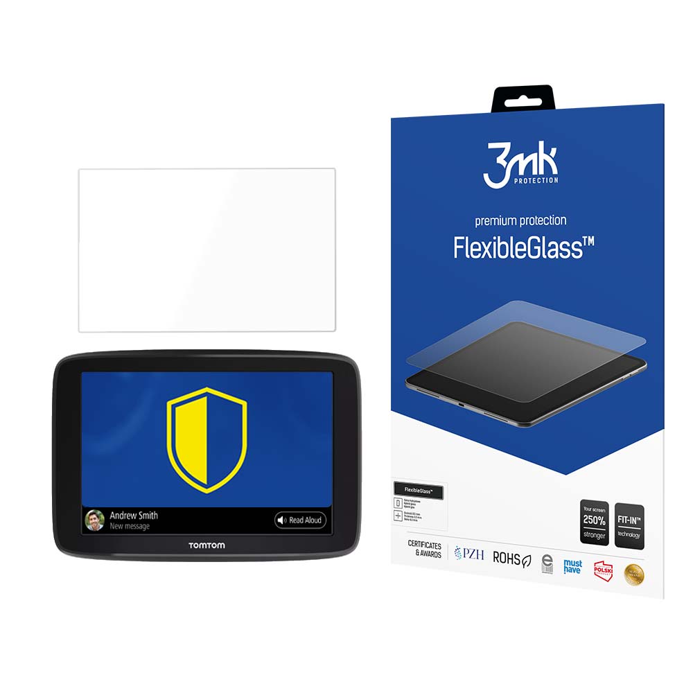 Hibrīdais stikls 3mk FlexibleGlass™ TomTom Go Basic