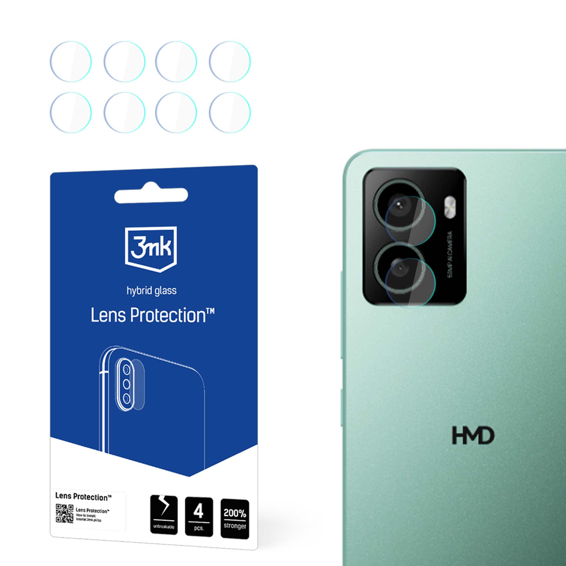 3mk Lens Protection – kameras objektīva aizsargs modelim HMD Pulse+