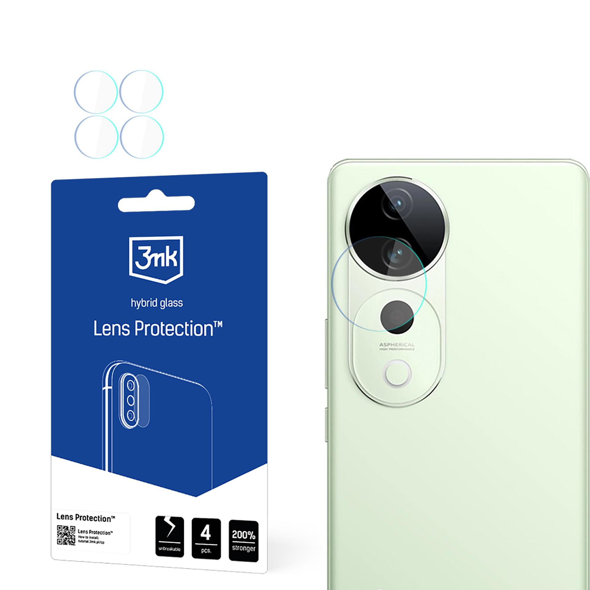 3mk Lens Protection – kameras objektīva aizsargs modelim Vivo T3 Ultra