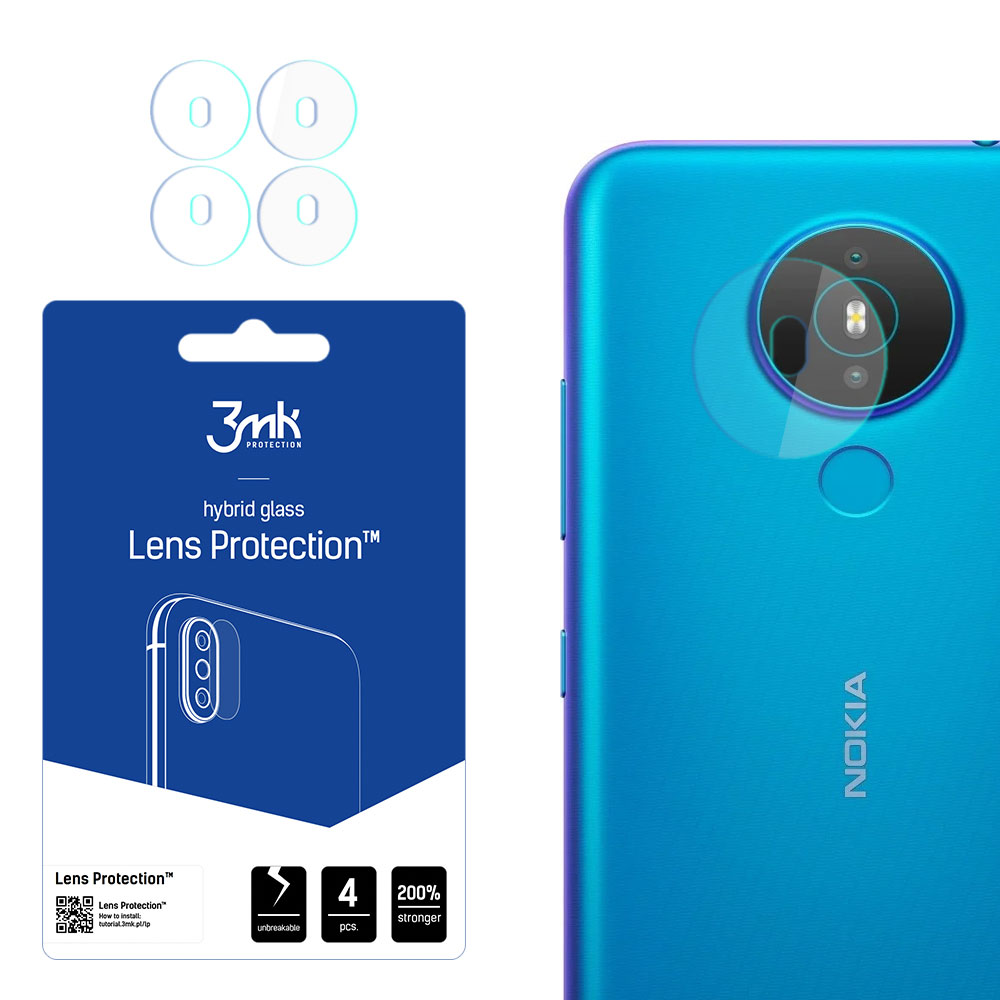 3mk Lens Protection – kameras objektīva aizsargs modelim Nokia 1.4