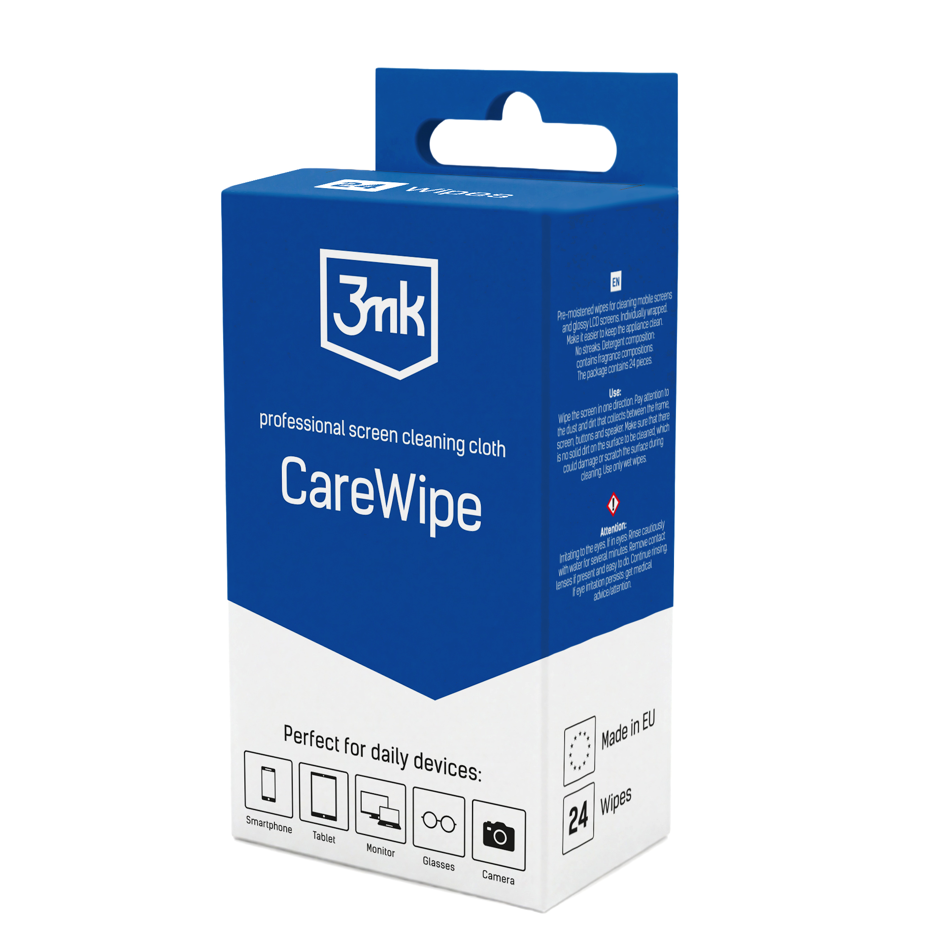 3mk CareWipe ekrāna tīrīšanas salvetes