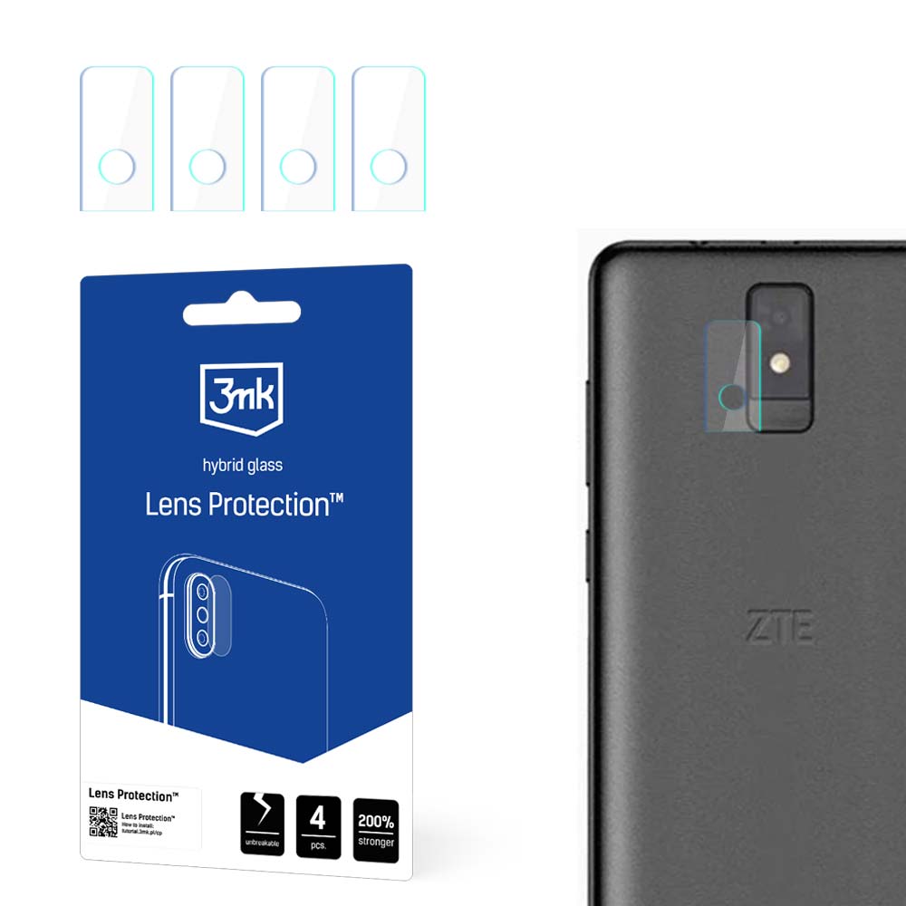 3mk Lens Protection – kameras objektīva aizsargs modelim ZTE Blade A32