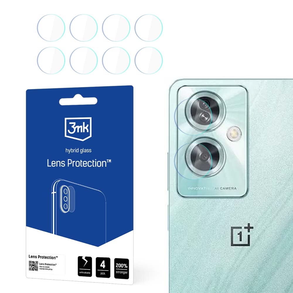 3mk Lens Protection – kameras objektīva aizsargs modelim OnePlus Nord N30 SE