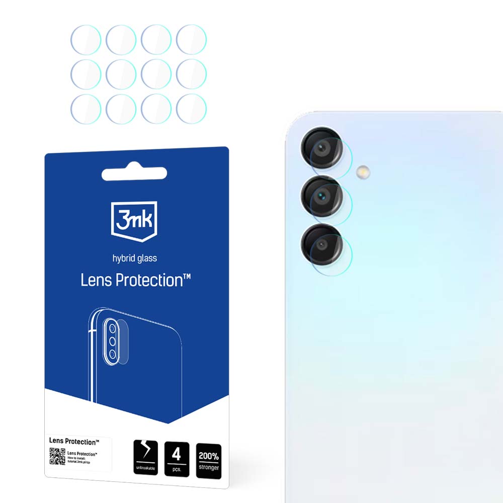 3mk Lens Protection™ hibrīdais kameras stikls Samsung Galaxy A15 5G