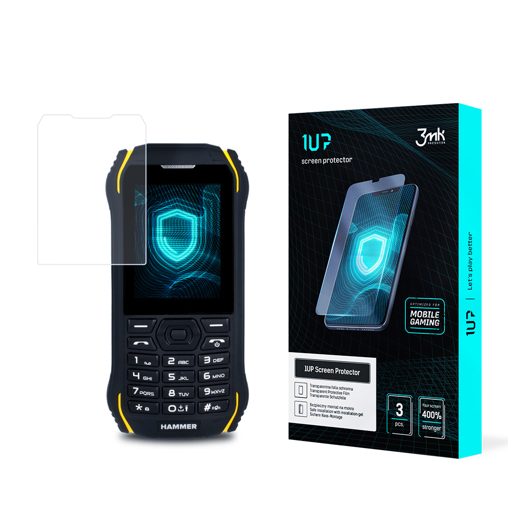 3mk 1UP – tālruņa ekrāna aizsargs modelim MyPhone Hammer Delta