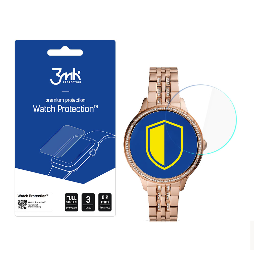 3mk Watch Protection FlexibleGlass – viedpulksteņa ekrāna aizsargs modelim Fossil Gen 5E