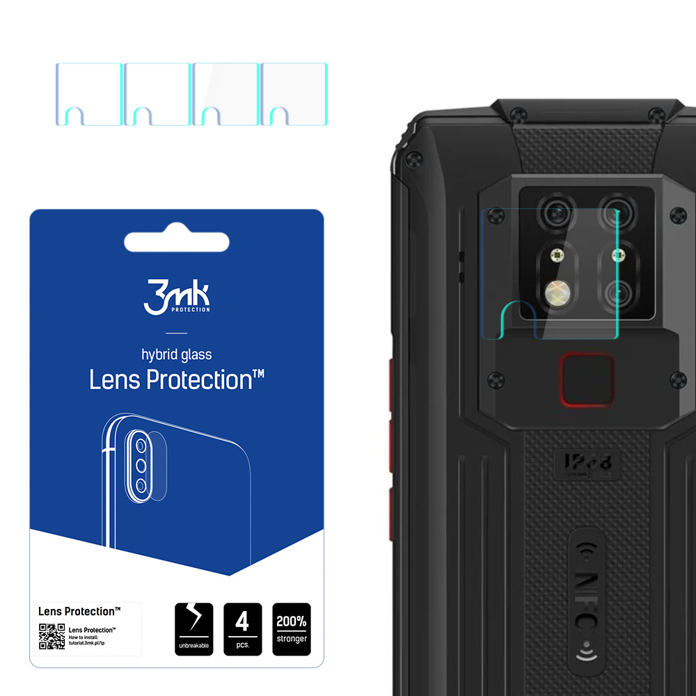 3mk Lens Protection – kameras objektīva aizsargs modelim Oukitel WP7