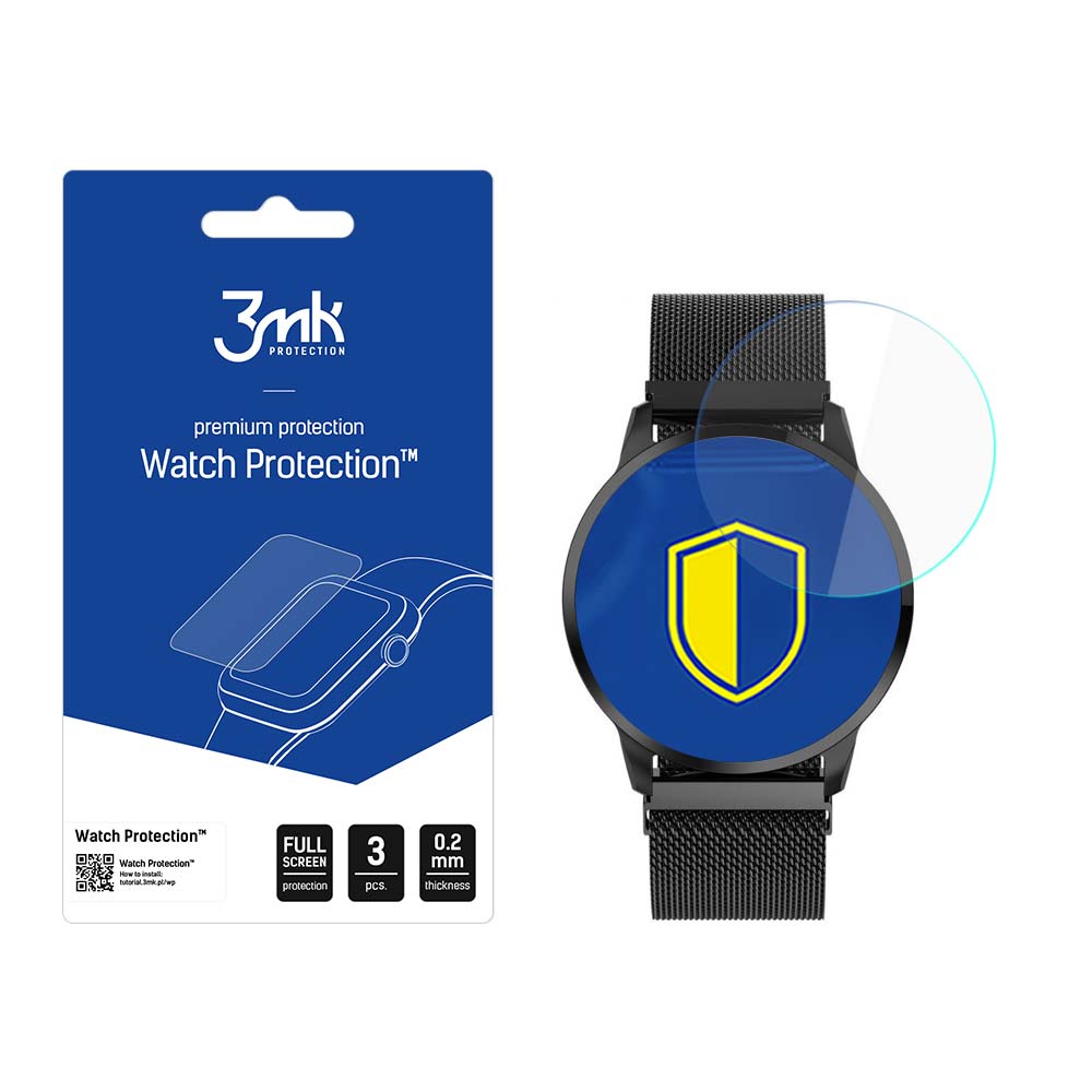3mk Watch Protection ARC – viedpulksteņa ekrāna aizsargs modelim Media-Tech Active-Band Geneva