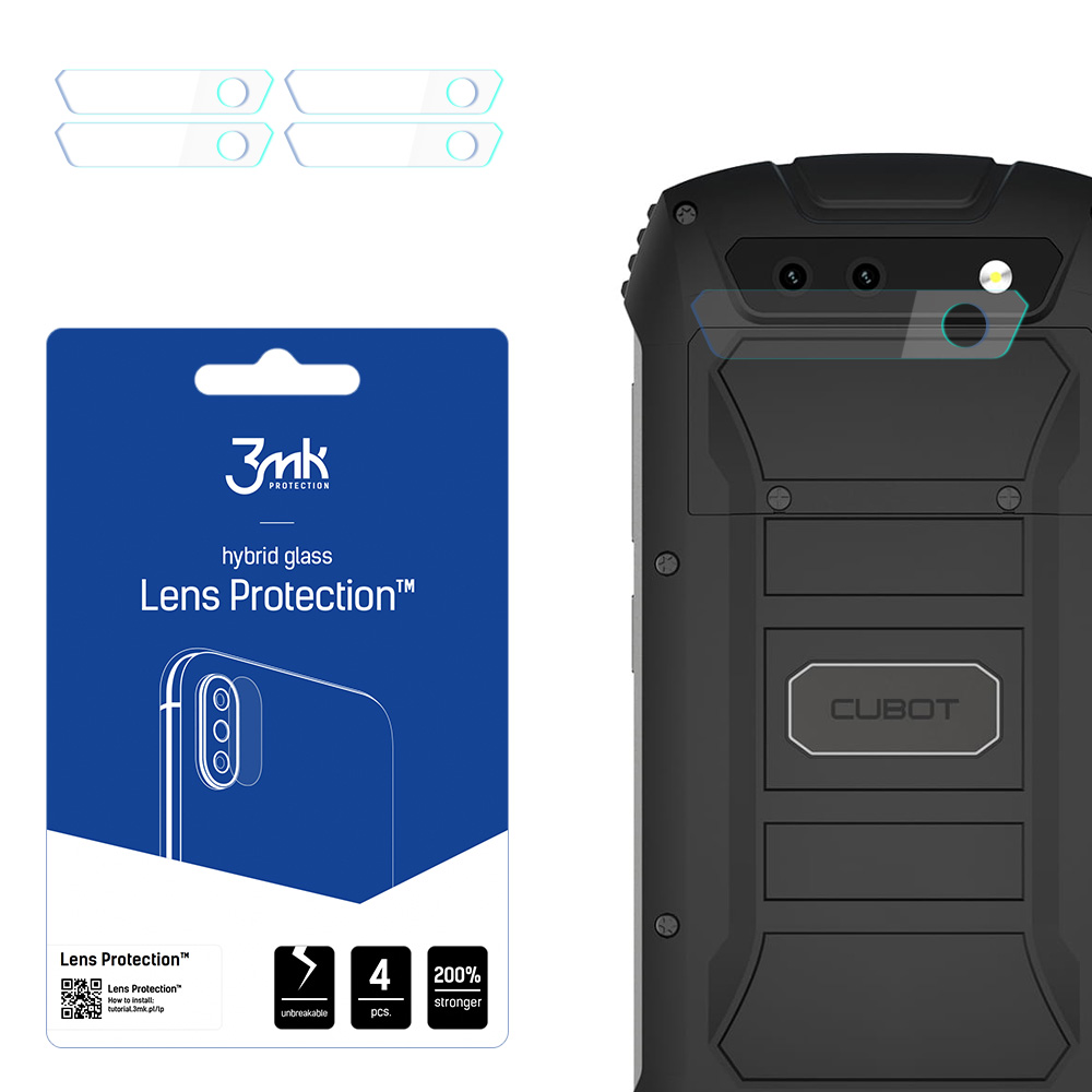3mk Lens Protection – kameras objektīva aizsargs modelim CUBOT King Kong Mini 2