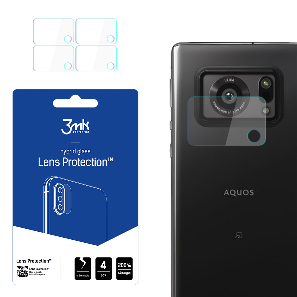 3mk Lens Protection – kameras objektīva aizsargs modelim Sharp Aquos R6