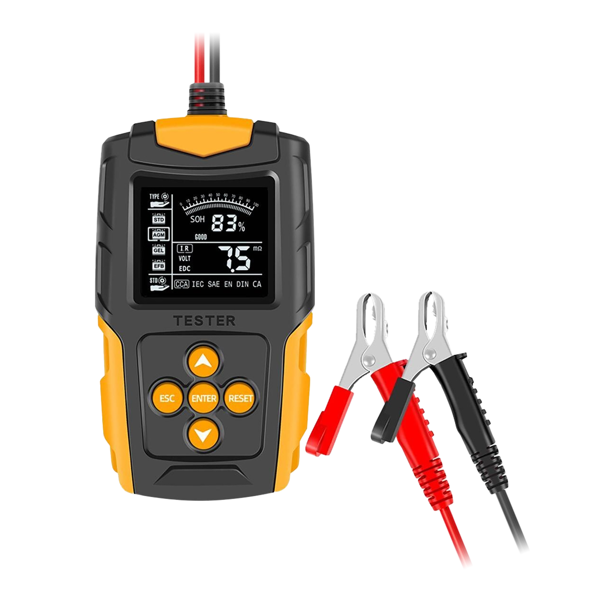 Digitālais akumulatoru testeris E6150, 12/24 V