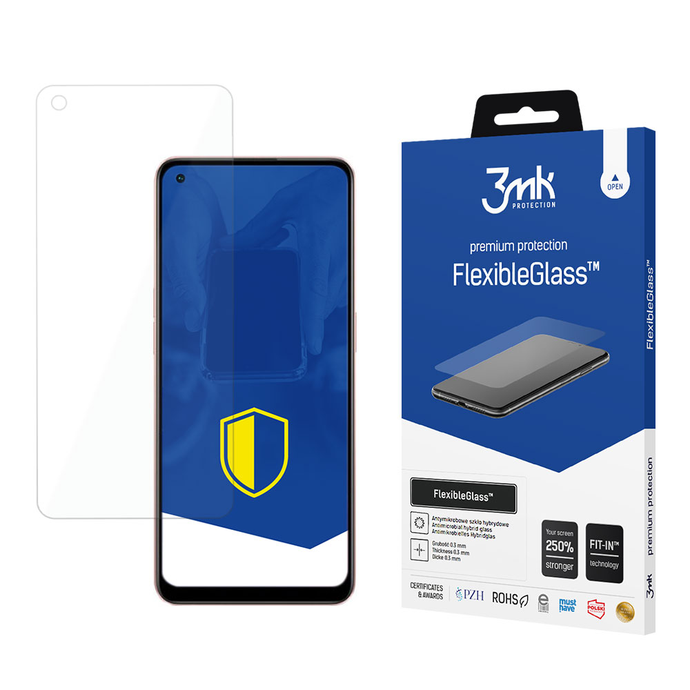 Hibrīdais stikls 3mk FlexibleGlass™ Oppo A96 5G