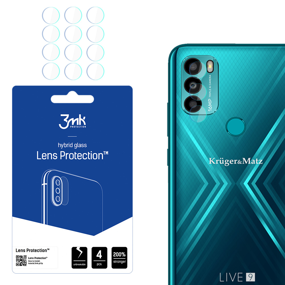 3mk Lens Protection – kameras objektīva aizsargs modelim Kruger & Matz Live 9