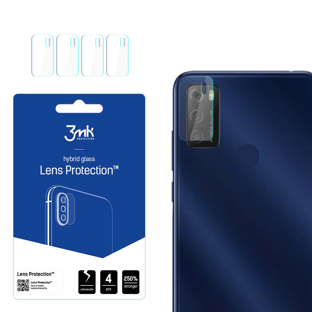 3mk Lens Protection – kameras objektīva aizsargs modelim Alcatel 1S 2021