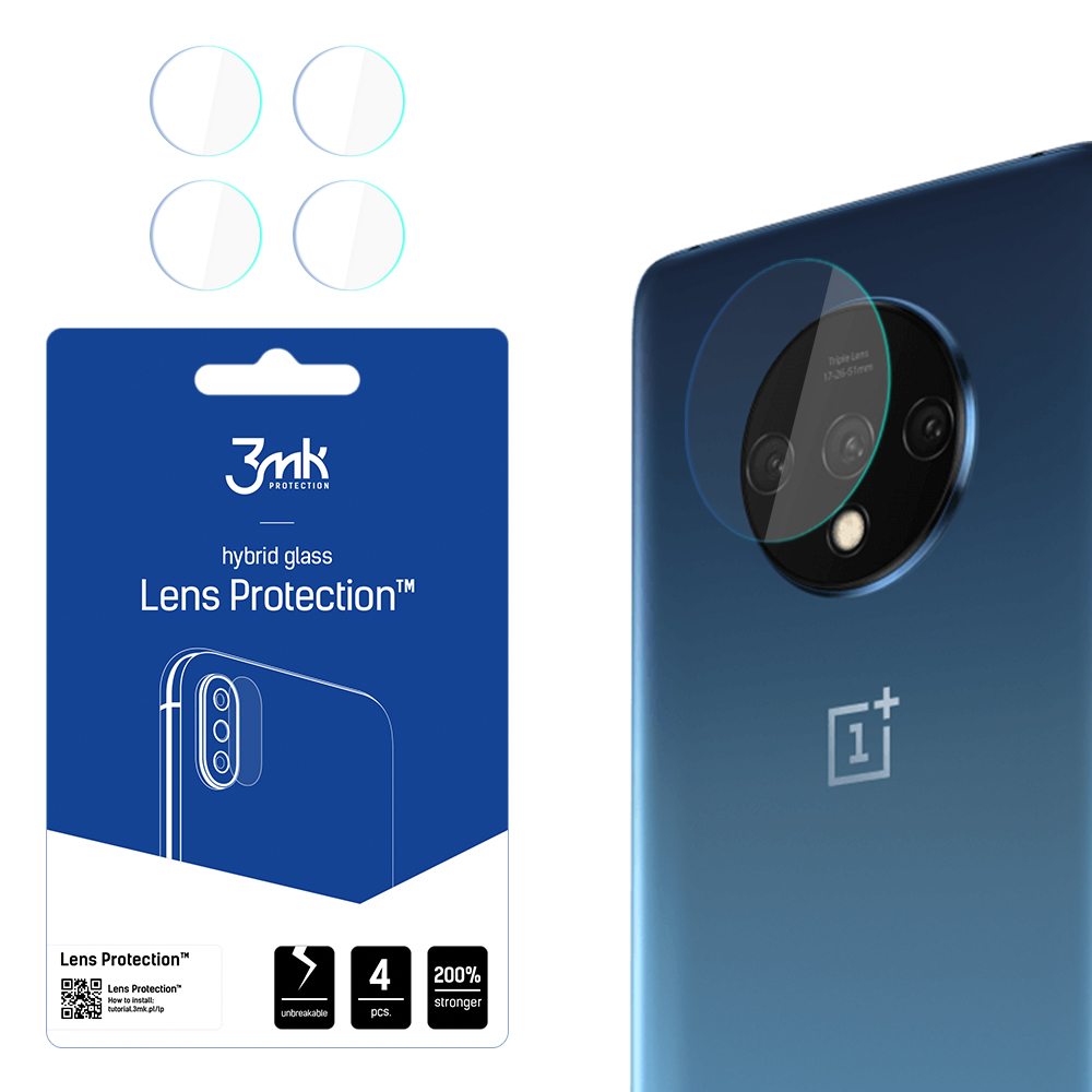 3mk Lens Protection – kameras objektīva aizsargs modelim OnePlus 7T