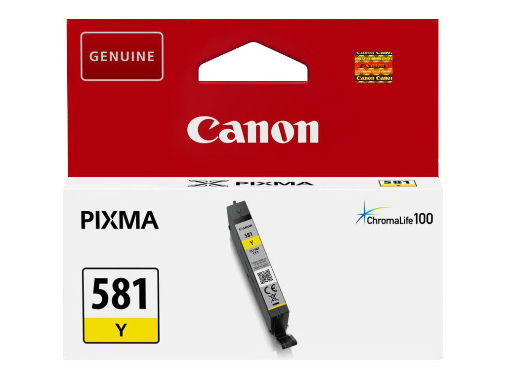 Canon CLI-581 Y tintes kasetne, dzeltena