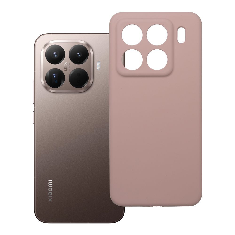2 mm silikona vāciņš ar kameras aizsardzību Xiaomi 15 PRO, smilšu rozā
