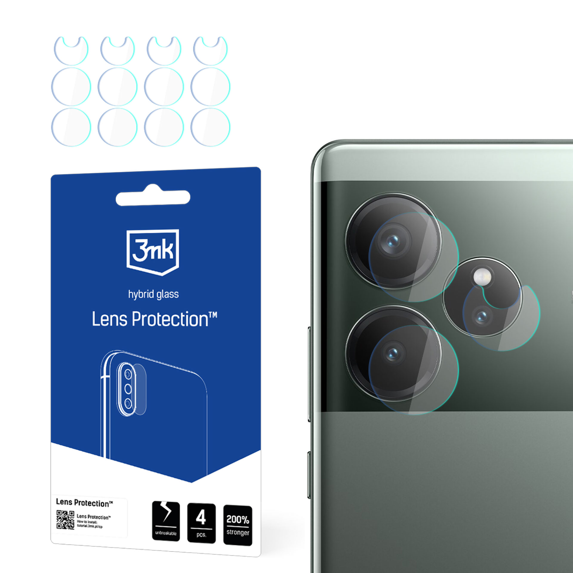 Kameras vāciņš 3mk Objektīva aizsargs Realme GT 6