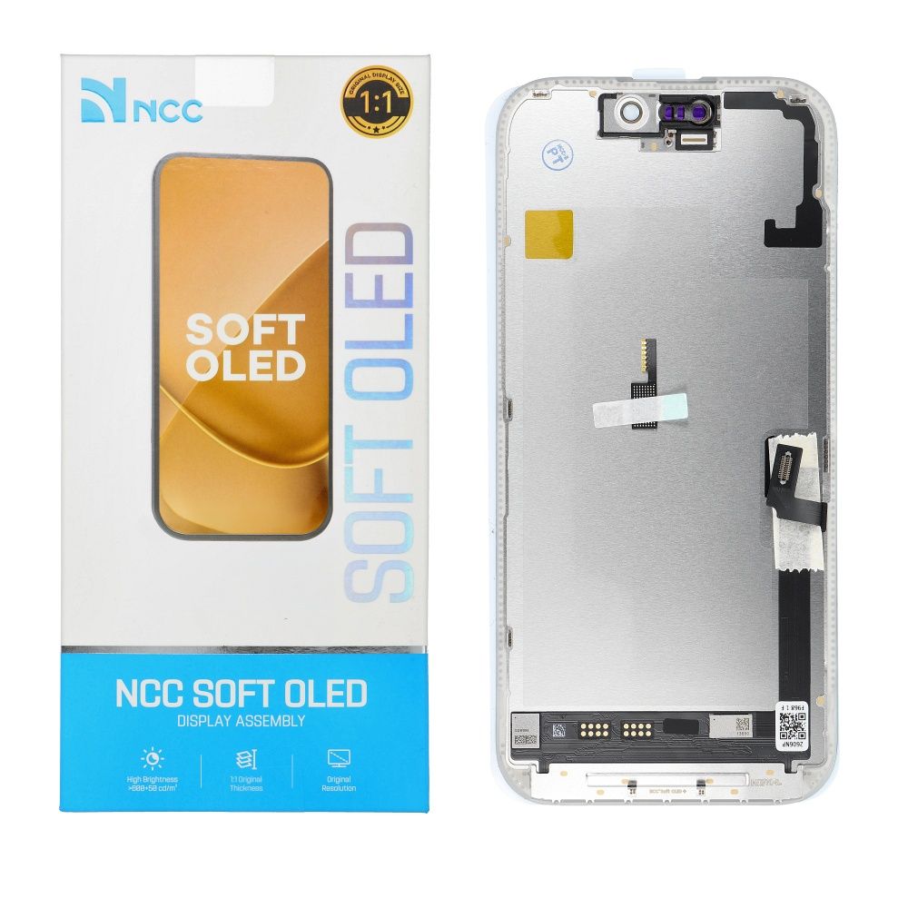NCC Soft OLED displeja modulis iPhone 17, 120 Hz (atbalsta IC pārnešanu)