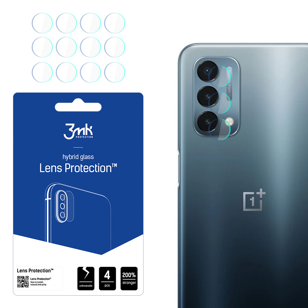 3mk Lens Protection – kameras objektīva aizsargs modelim OnePlus Nord N200 5G