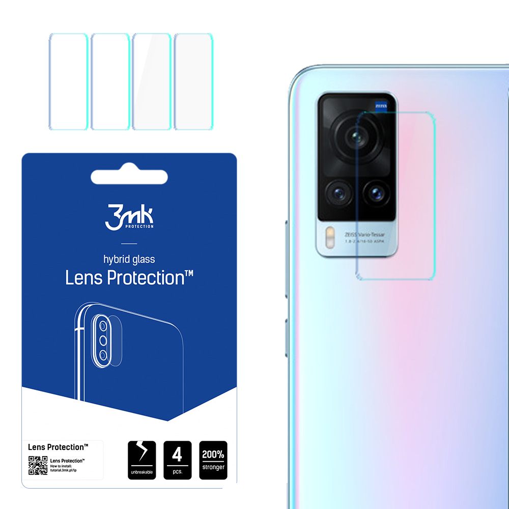 3mk Lens Protection – kameras objektīva aizsargs modelim Vivo X60t 5G