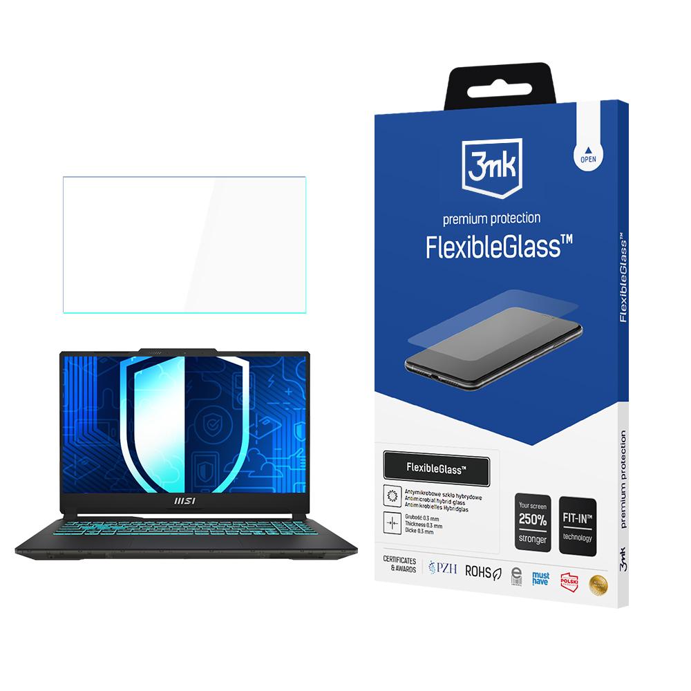 3mk FlexibleGlass (līdz 17") – datora ekrāna aizsargs modelim MSI Cyborg A12
