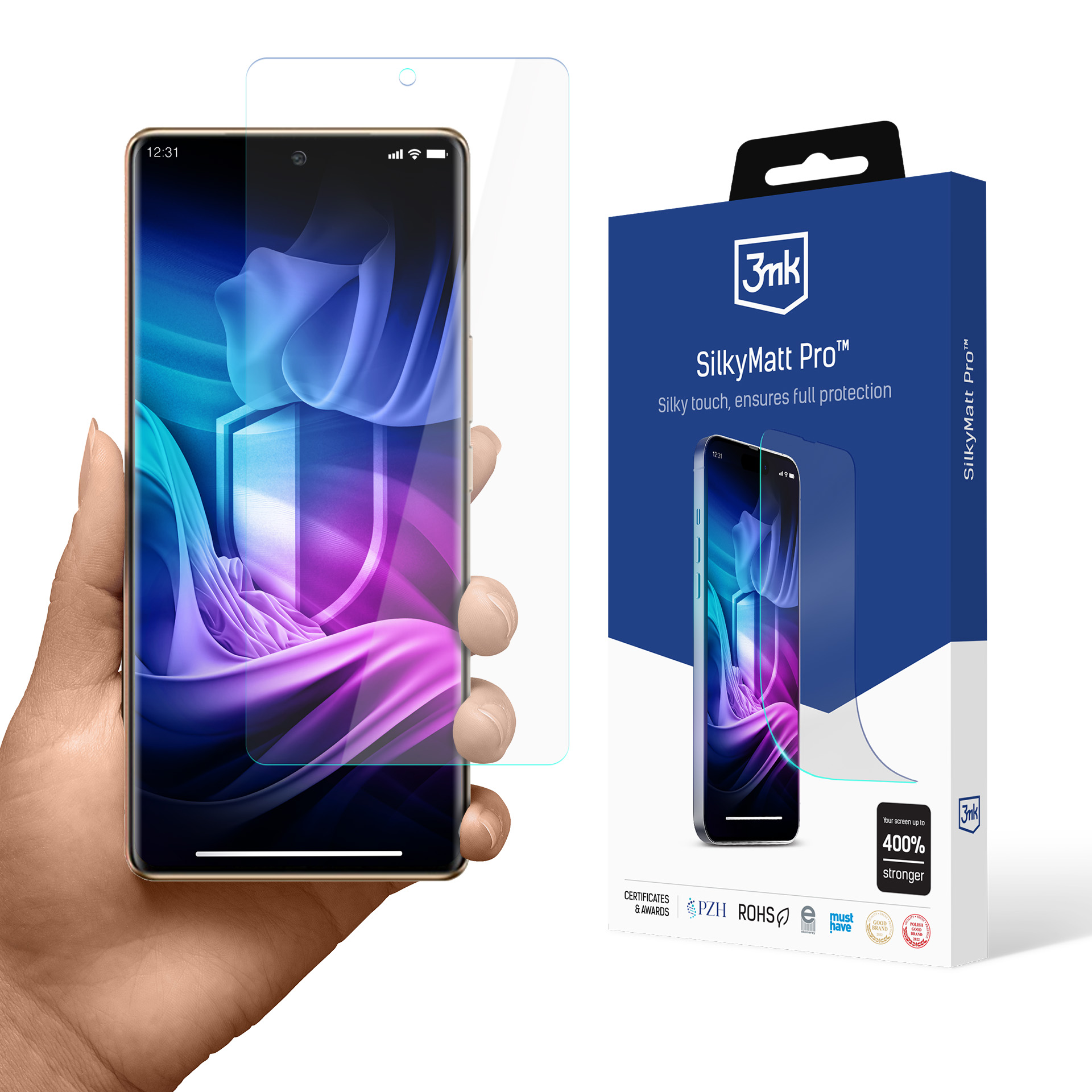 3mk Silky Matt Pro — защита экрана телефона для Vivo Y200 V2343A