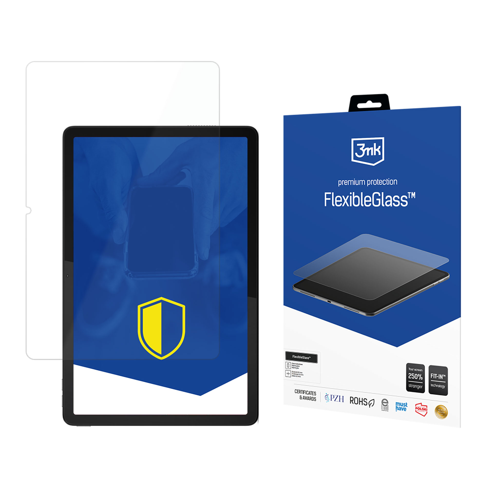 3mk FlexibleGlass (līdz 13") – planšetdatora ekrāna aizsargs modelim Lenovo Tab B11