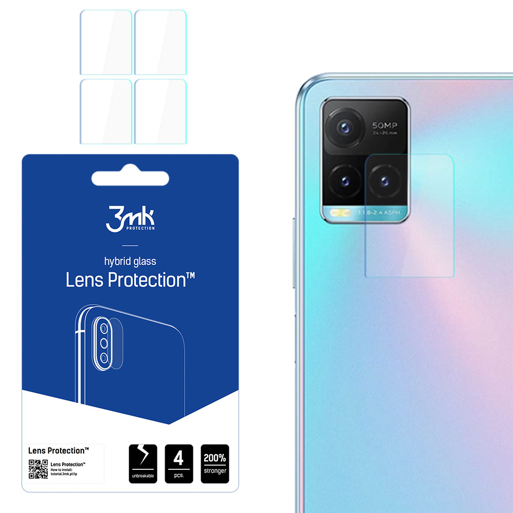 3mk Lens Protection – kameras objektīva aizsargs modelim Vivo Y33s