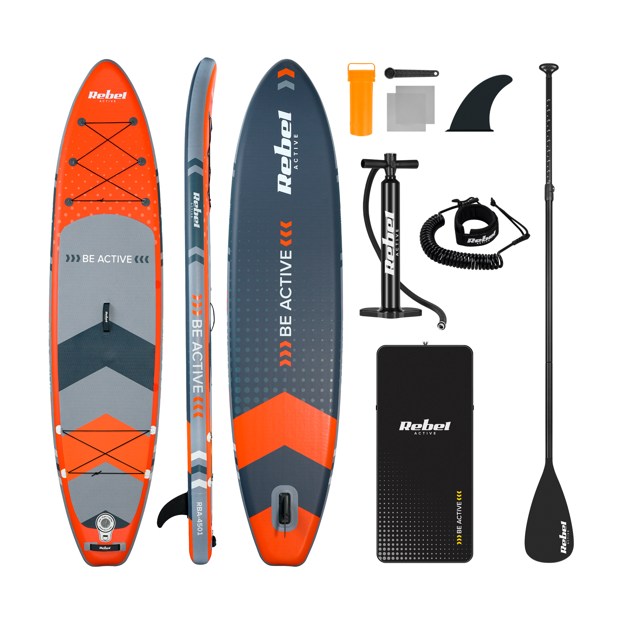REBEL ACTIVE RBA4500 SUP dēlis, oranžs