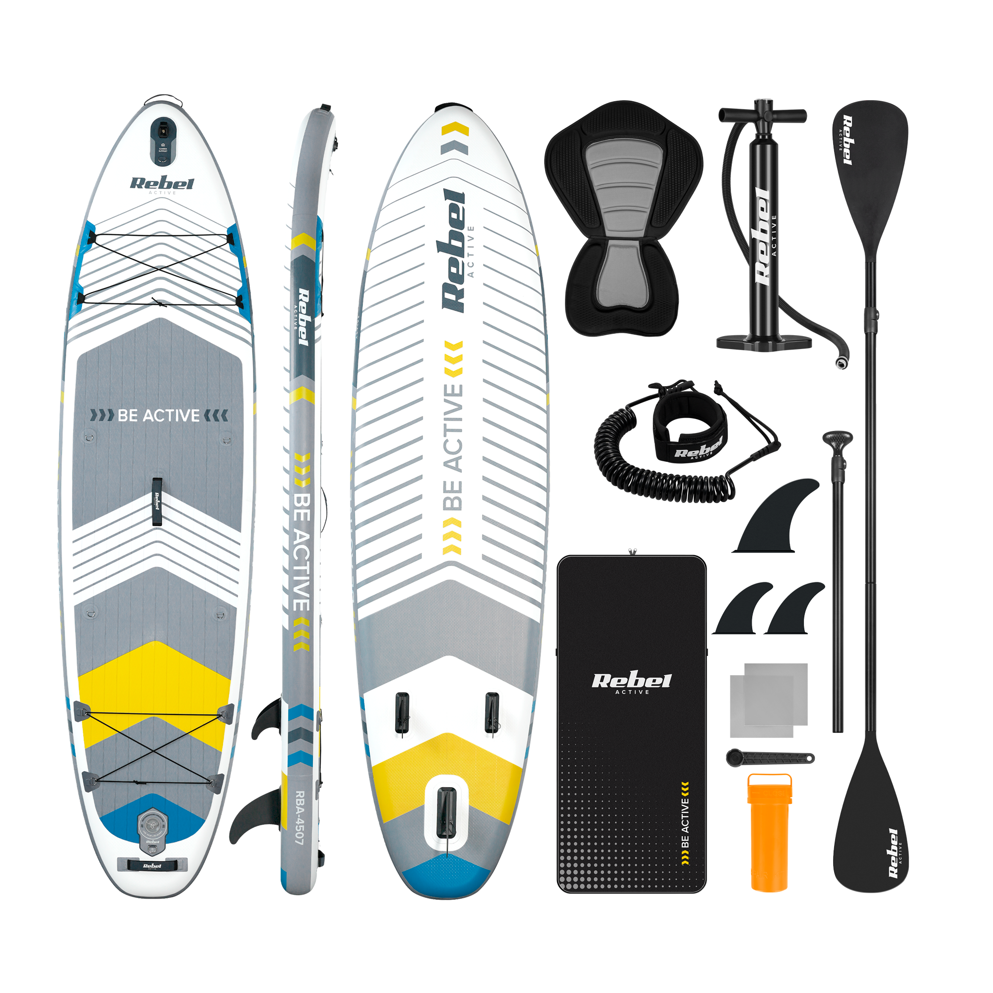 REBEL ACTIVE RBA4507 SUP dēlis, balts