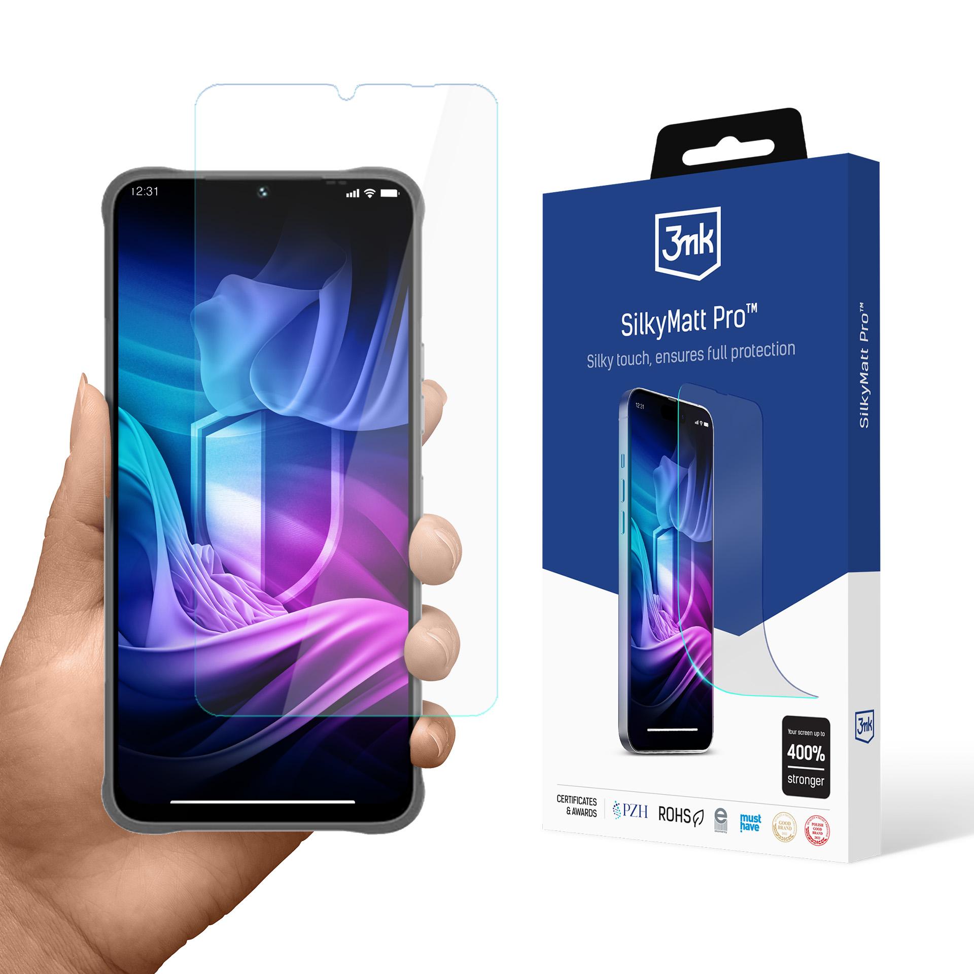 3mk Silky Matt Pro – tālruņa ekrāna aizsargs modelim MyPhone Hammer Blade Va 5G