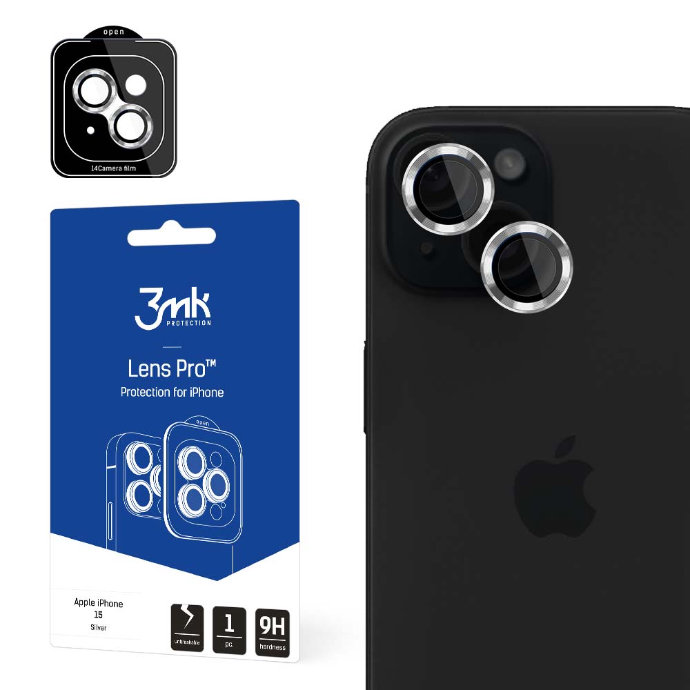 Apple iPhone 15 - 3mk Lēcas aizsardzība Pro