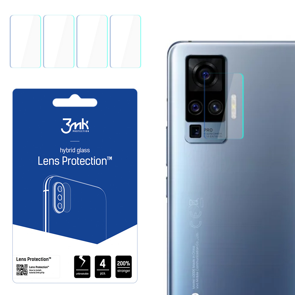 3mk Lens Protection – kameras objektīva aizsargs modelim Vivo X51 5G