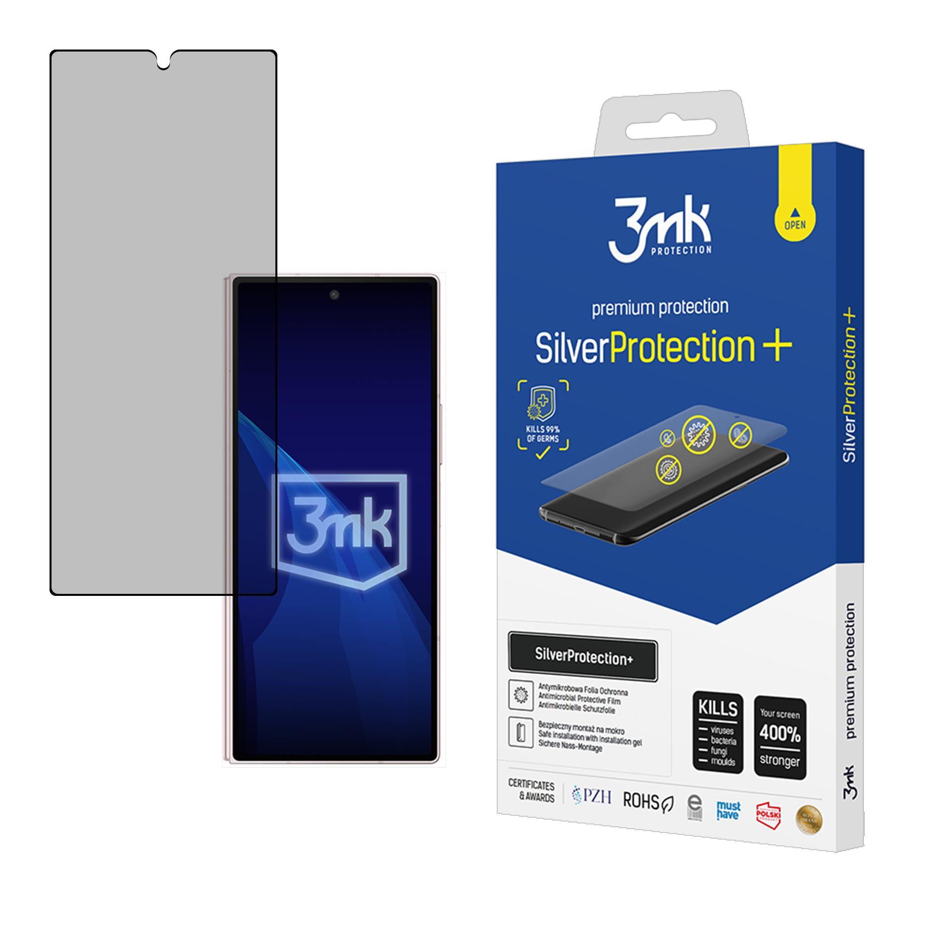 3mk SilverProtection+ – tālruņa ekrāna aizsargs modelim Samsung Galaxy Z Fold 6 (front)