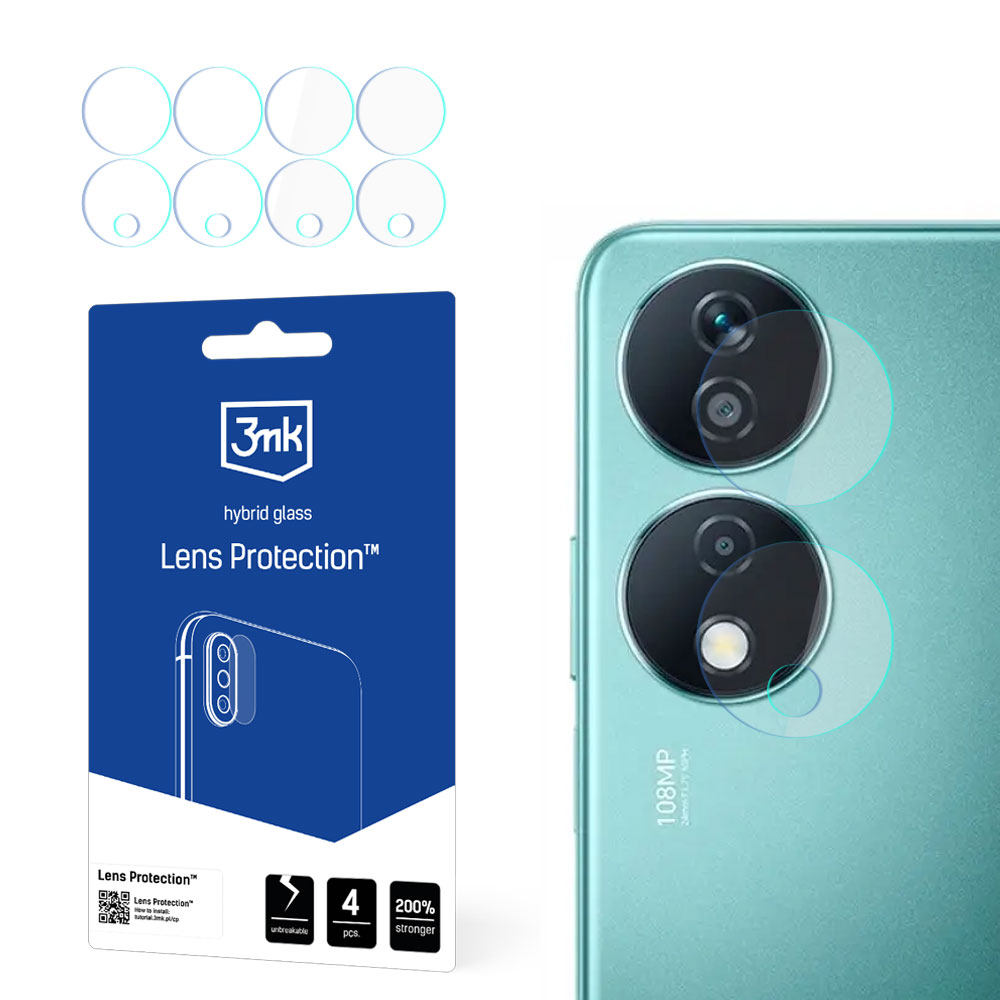 3mk Lens Protection™ hibrīdais kameras stikls Honor X7B