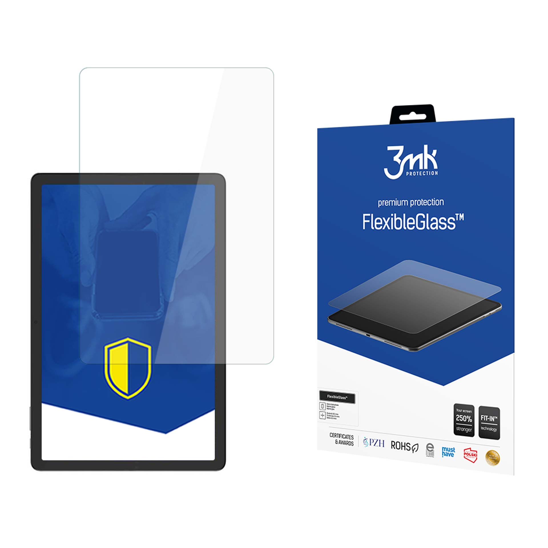 3mk FlexibleGlass (līdz 13") – planšetdatora ekrāna aizsargs modelim Acer Gadget E10 ETPad