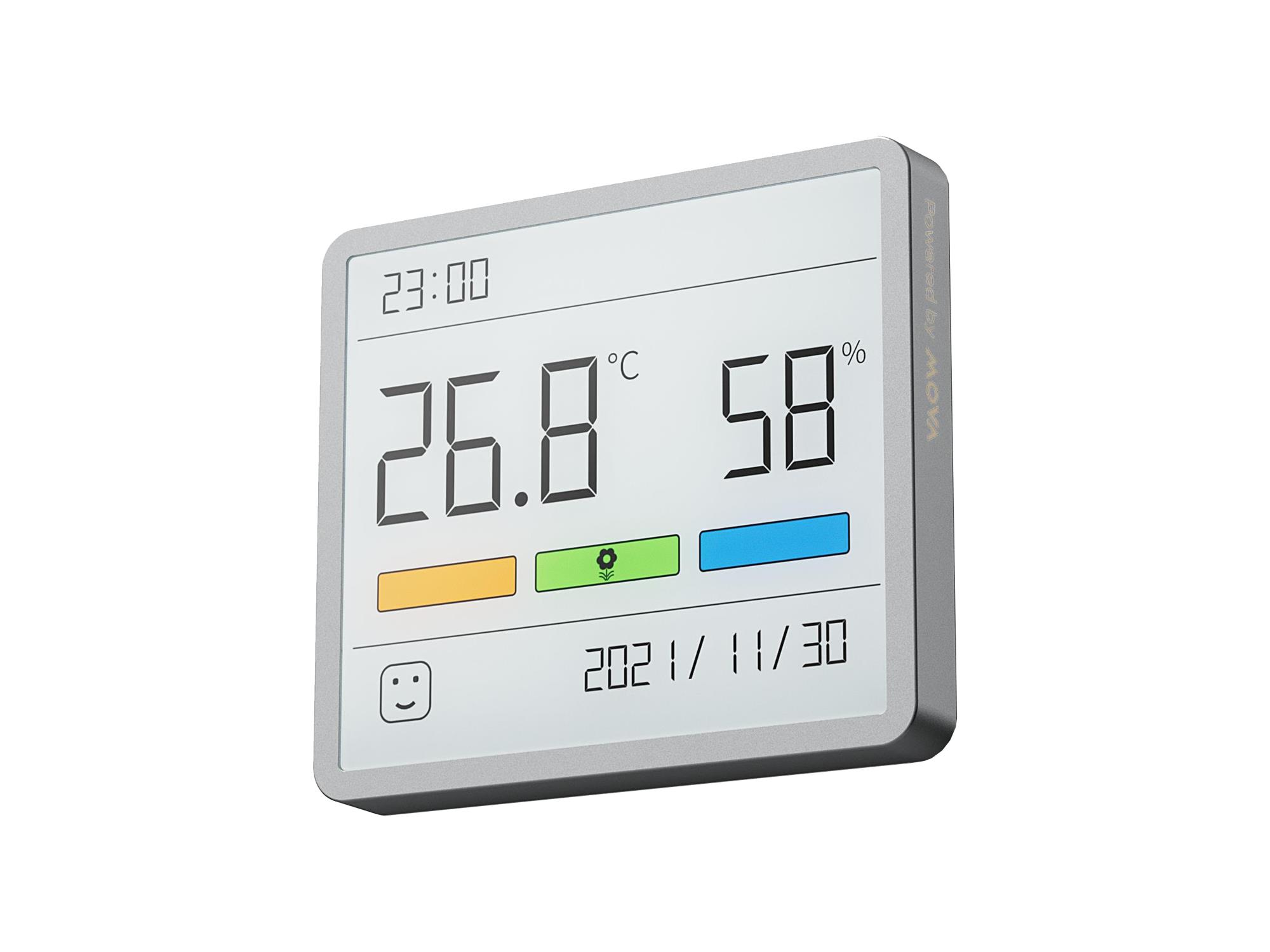 Mova higrometrs, termometrs un pulkstenis 3-in-1 (MTHM01)
