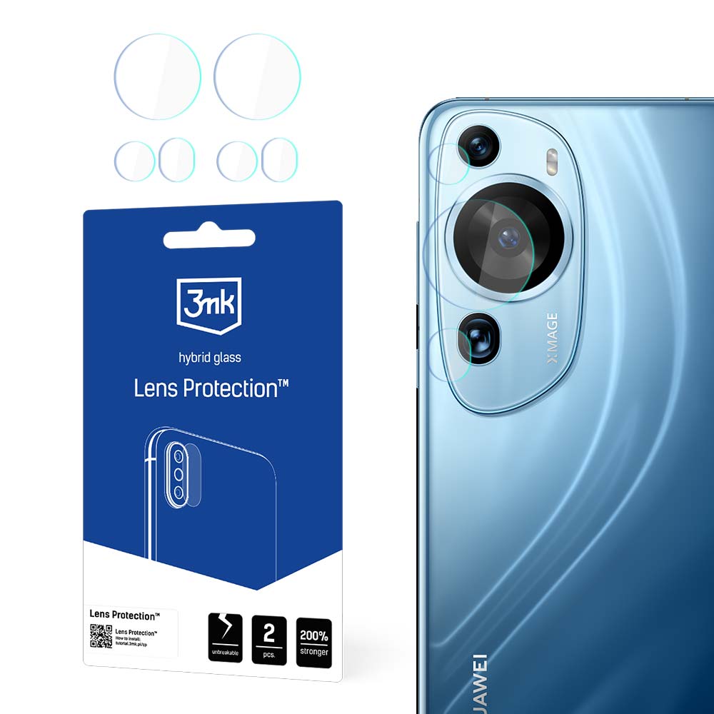 3mk Lens Protection – kameras objektīva aizsargs modelim Huawei P60 Art