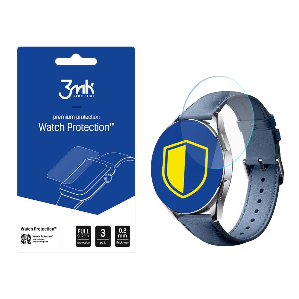 3mk Watch Protection ARC – viedpulksteņa ekrāna aizsargs modelim Xiaomi Watch S2 42mm